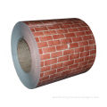 Astm A653 Sgcc Galvanized Color Coated Steel Coil Hdp Painted With Brick Colored